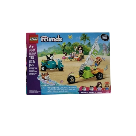 NEW LEGO Friends Surfing Dogs and Scooter Adventure 42641 - Picture 1 of 3